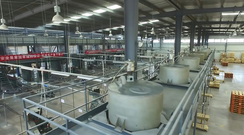 青島中新華美塑料生產(chǎn)車間