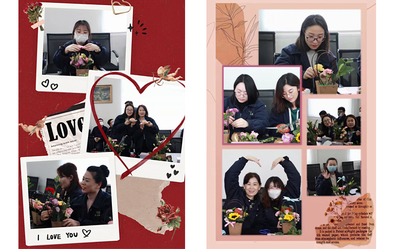 青島中新華美舉辦“3.8女神節(jié)”DIY插花活動(dòng)！